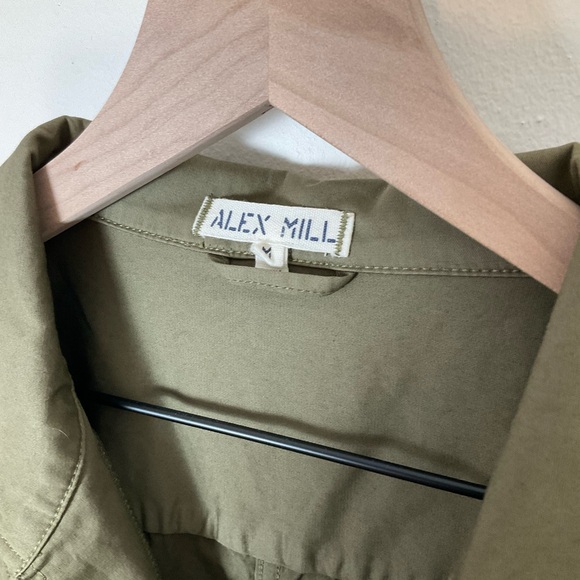 Alex Mill Expedition Short Jumpsuit | Romper | Utility | Army Green | Medium - Picture 13 of 15